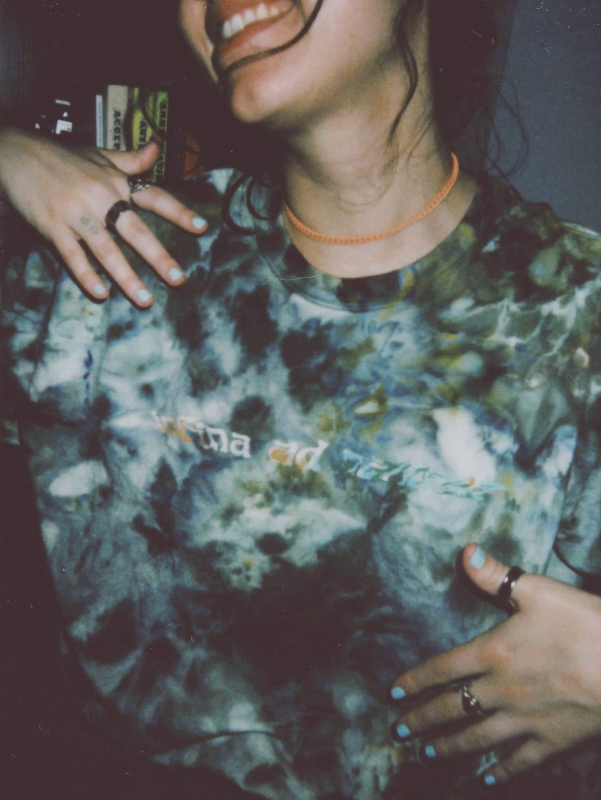 INFINA x DYKE DYES: LONG-SLEEVE TEE [og sage version] — QRTR